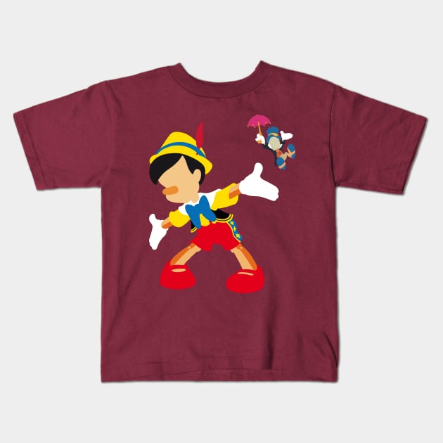 Boy With A Conscience Kids T-Shirt by beefy-lamby